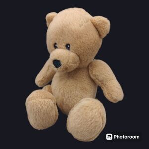 Curto Toy 7" Sitting Plush Tan Teddy Bear Small Stuffed Animal Soft Toy Travel